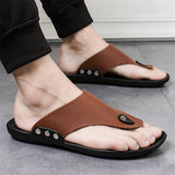 Men's Casual Flip Flop Beach Slippers for Summer