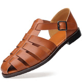 Men's Soft Pointed Toe Hollowed-Out Sandals