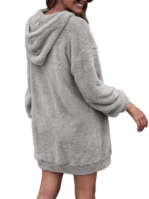 New Long Sleeve Comfy Hooded Sweatshirt