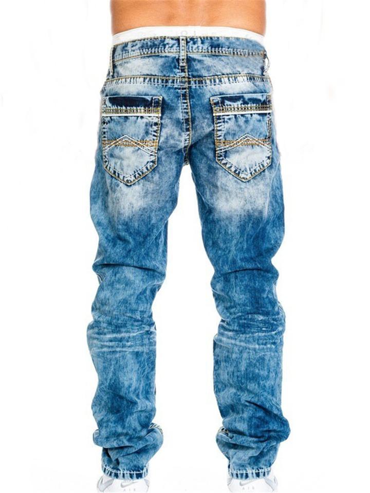 Super Cool Mens Hip-Hop Straight Jeans