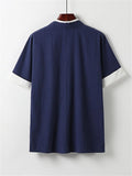 Soft Linen Comfy 2-Piece Outfit Embroidery Shirts + Drawstring Pocket Cropped Pants