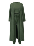 Women's Casual Comfy Slim Outfits Vest+Coat+Trousers
