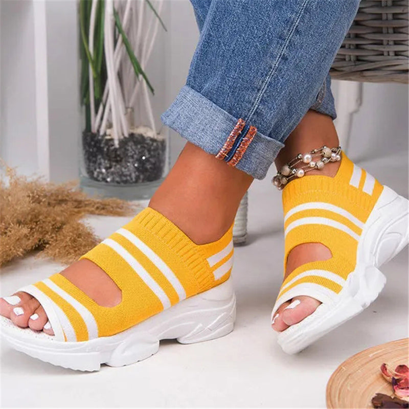 Women Breathable Comfy Slip-On Sports Sandal