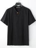 Mens Comfy Casual Hipster Shiort Sleeve T-Shirts