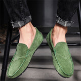 Breathable Slip on Casual Leather Loafers for Men