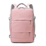 Women's Waterproof Zipper Up Oxford Cloth Travel Backpack