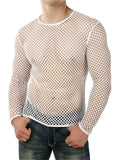 Sexy Fishnet Shirt Mens