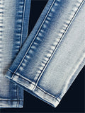 Women's Street Style Fashion Stretchy Skinny Denim Jeans