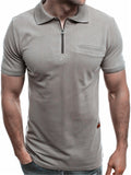 Short Sleeve Red Shirt for Men