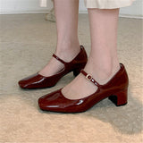 Stylish Casual Kitten Heels Mary Jane Shoes for Women