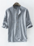 Men's Striped Button Up Shirts