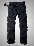 Autumn Multi Pockets Pure Cotton High Quality Cargo Pants for Men