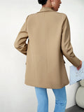 Temperament Open Front Office Blazer Coat for Lady