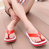 Comfy Soft Beach Flip Flops Memory Foam Slippers