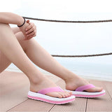 Comfy Soft Beach Flip Flops Memory Foam Slippers