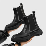 All Match Genuine Leather Male High-top Martin Boots