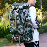 Men's Outdoor Camping Extra Large Military Camouflage Travel Backpack