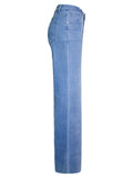 Women's Campus Style Fashion Youth Straight-Leg Denim Jeans