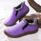 Unisex Waterproof Warm Fur Lined Winter Snow Boots