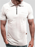 Short Sleeve Red Shirt for Men