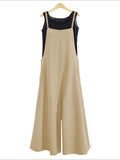 Women’s Loose Fit Wide Leg Jumpsuit Dungarees