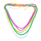 Boho Candy Color Clavicle Chain Necklace
