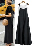 Women’s Loose Fit Wide Leg Jumpsuit Dungarees