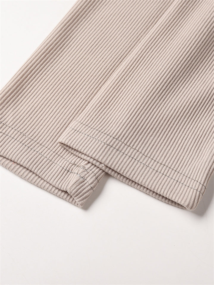 Cozy Mid-Length Tie Waist Pullover Lapel Knit Slim-Fit Sweater Dress