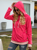 Women's Sports Sweet Long Sleeve Pullover Front Pocket Hoodies