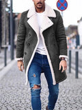 Men's Winter Polar Fleece Suede Cloth Keep Warm Coat