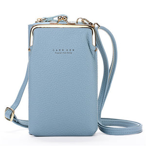 Simple Fashion Style Large-Capacity Solid Color Crossbody Bag