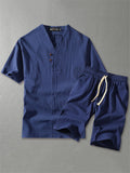Mens Linen Short Sets