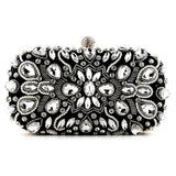 Stunning Rhinestone Deco Clutch Mini Bag for Evening Party