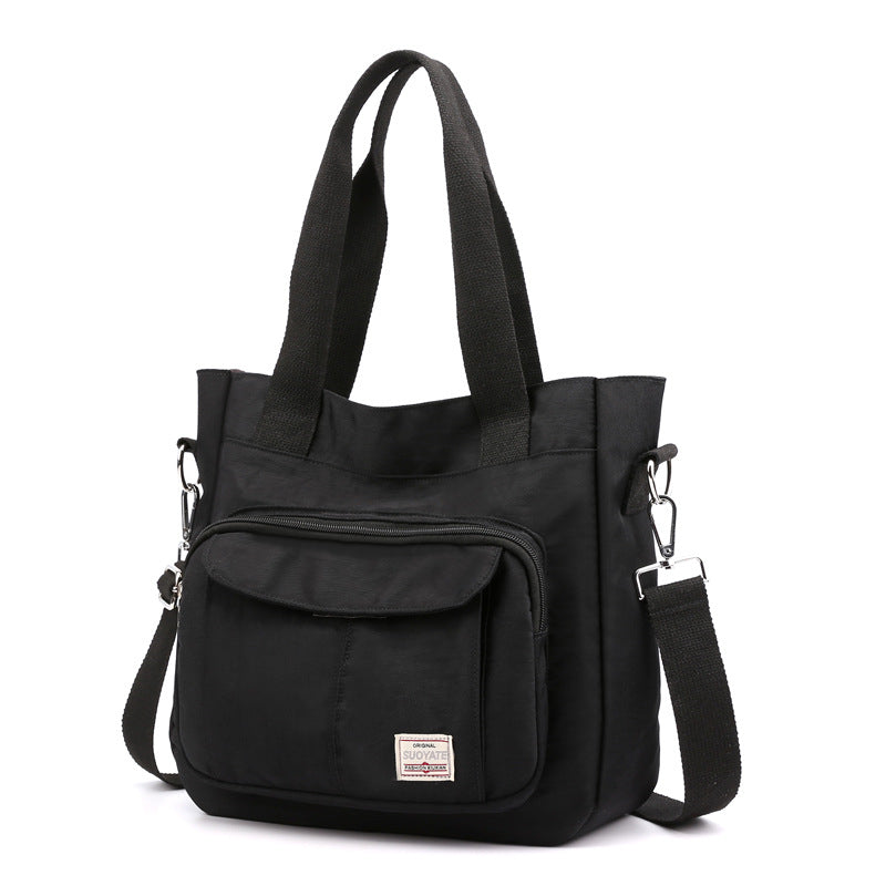 Casual Multi-Pocket Large Capacity Waterproof Lightweight Nylon Crossbody Shoulder Bag