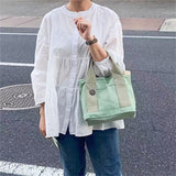 Reusable Japanese Style Canvas Lunch Bags For Women