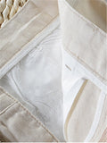 Linen Casual Solid Color Pants For Men