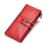 Anti-Theft RFID Blocking Vintage Cash Cards Wallets For Women