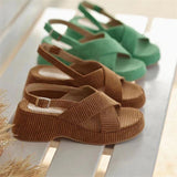 Female Fashionable Beach Daily Large Size Sandals