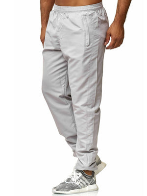 Men's Fitness Sports Elastic Waist Loose Ankle Tied Trousers