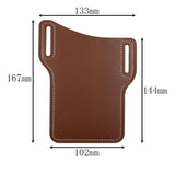 Men's Vintage Leather Waist Holster Phone Bag