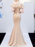 Elegant Off Shoulder Applique Sweetheart Neckline Dress for Formal Party