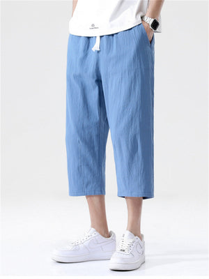 New Arrival Casual Strap Loose Linen Pants
