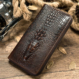 Men's Real Leather Crocodile Wallet