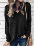 Stylish V-Neck Pullover Warm Sweaters