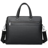 Large Capacity Leather Handbags Casual Business Briefcase