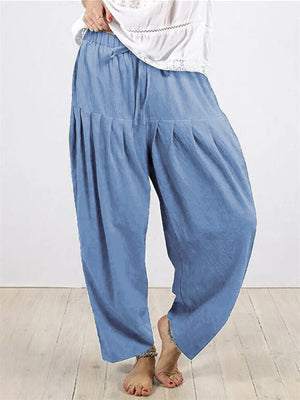 Ladies Summer Trendy Comfortable Baggy Turnip Pants