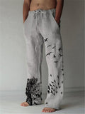 Men's Printed Drawstring Pants