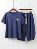 Men's Short Sleeve Linen Sets