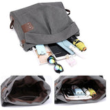 Canvas Casual Large Capacity Tote Handbag Crossbody Bag