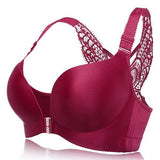 Beautiful Butterfly Back Wireless Front Closure Push Up Bras